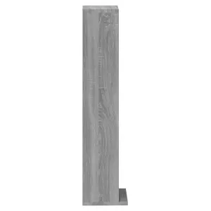 vidaXL CD Cabinet Grey Sonoma 21x20x88 cm Engineered Wood