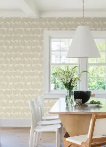 NuWallpaper NUS4979 Dallas Peel & Stick Wallpaper, Beige