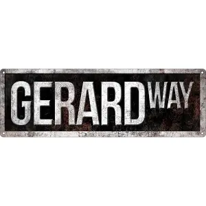 Grindstore Gerard Way Slim Tin Sign Multicoloured (One Size)