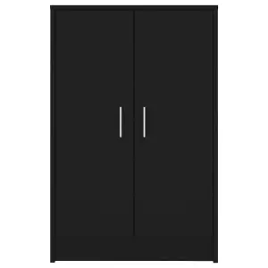 Shoe Cabinet Black 60x35x92 cm Engineered Wood