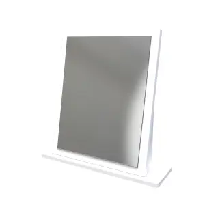 Turin Mirror in Grey Gloss & White (Ready Assembled)