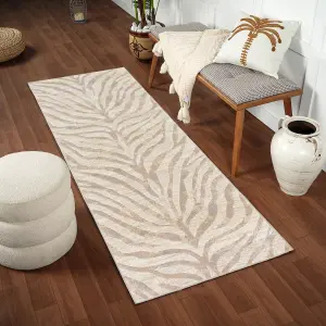 CYBELE Boho Zebra Runner Rug 80 x 220 cm