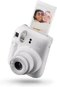 Instax Mini 12 Camera, CLAY WHITE