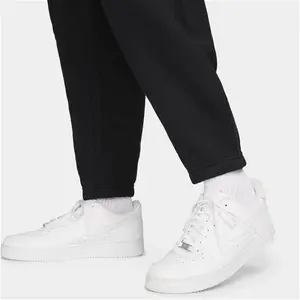 Nike Solo Swoosh Men's Fleece Trousers - Black - Cotton/Polyester