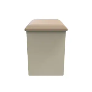 Lancaster Stool in Cream & Oak (Ready Assembled)