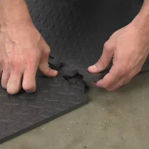 Sealey Interlocking Comfort Workshop Mat Set 1200x1800mm Garage Flooring MIC1218