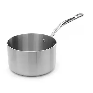 Samuel Groves Classic Stainless Steel Triply 18cm Saucepan with Lid