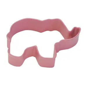 Anniversary House Elephant Poly-Resin Coated Cookie Cutter Pink (One Size)