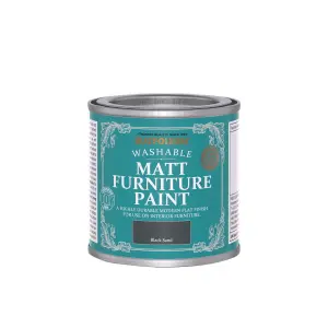 Rust-Oleum Black Sand Matt Multi-room Furniture paint, 125ml