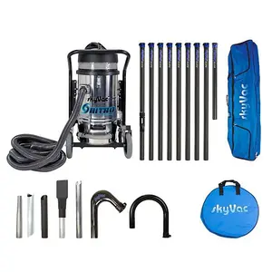 SkyVac Nitro Gutter Vacuum 8 Pole Package (12m/40ft reach)