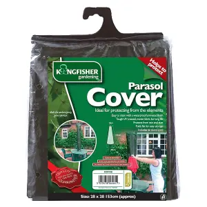 Kingfisher Waterproof Garden Parasol Cover 18cm x 28cm x 150cm