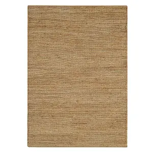 Modern Rug, Handmade Bedroom Rug, Natural Fibres Rug, Plain Dining Room Rug, Jute Natural Plain Rug-160cm X 230cm