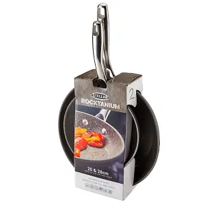 Stellar Rocktanium Twin Frying Pan Set