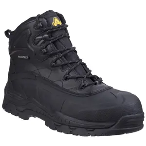 Amblers FS430 Hybrid Waterproof Safety Work Boots Black (Sizes 4-14)