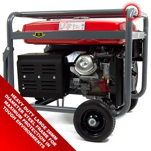 Petrol Generator Electric Start PowerKing PKB8500E 6500w 8.125kVA 15HP