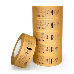 Brown Paper Tape Packing Tape 48mm x 66m Pack of 12