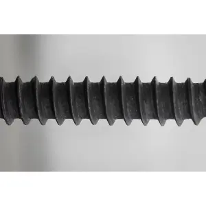 Sealey Self Tapping Screw 4.8 x 25mm Flanged Head Black Pozi BS 4174 Pack of 100