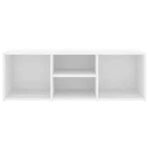 Shoe Storage Bench White 105x35x35 cm Engineered Wood