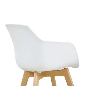 Neve Dining Armchair (Set of 4) White