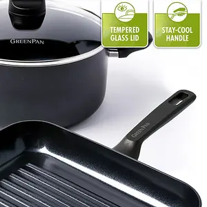 GreenPan Memphis Square 28cm Grill Pan