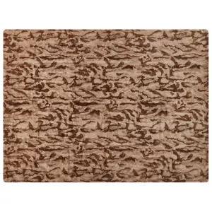 Blanket BAKIRA Faux Fur 150 x 200 cm Brown