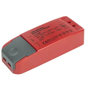 RED 12V DC 20W Constant Voltage LED Driver / Transformer Light Power Converter