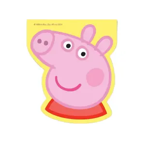 pa Pig Mini Notebook (Pack of 4) Pink/Yellow/Red (One Size)