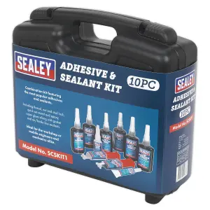 Sealey Adhesive & Sealant Kit 10pc SCSKIT1