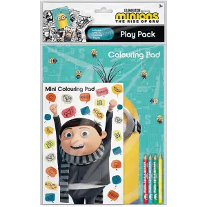 Minions Printed Colouring Set Multicoloured (One Size)