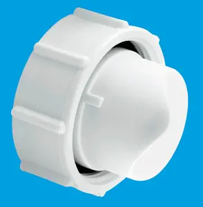 McAlpine SM10PLUG Blank Plug, Nut and Washer for SM10 Trap