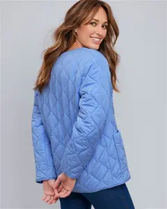 Cotton Traders Women's In-The-Clouds Quilted Jacket In - Size 14