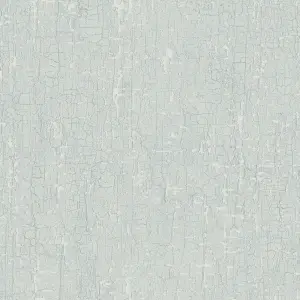 Galerie Natural FX 2 Blue Metallic Crackle Bark Effect Wallpaper Roll