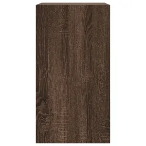 Berkfield Shoe Cabinet Brown Oak 60x34x63.5 cm Engineered Wood