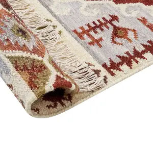 Wool Kilim Area Rug 200 x 300 cm Multicolour PROSHYAN