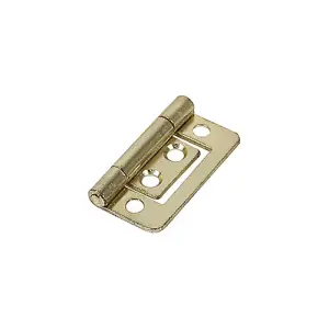 TIMCO Flush Hinges (105) Steel Electro Brass - 38 x 28