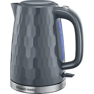 Russell Hobbs Honeycomb Grey Breakfast Bundle