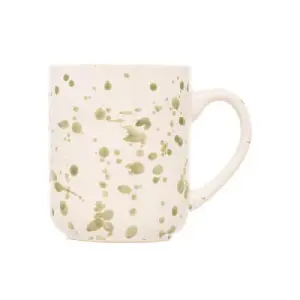 Siip Stoneware Splatter Olive Mug