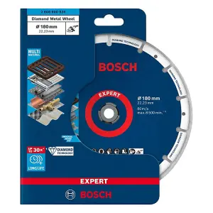 Bosch Professional Diamond Metal Cutting Disc - 180 x 22.23 mm