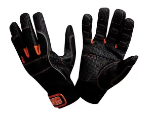 Bahco GL010-8 Power Tool Padded Palm Gloves - Medium Size 8 BAHGL0108