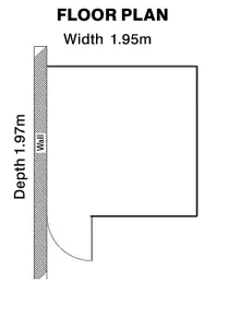 Palram - Canopia 6x6 ft & 1 window Barn Plastic Sun room (H)2470mm x (W)2010mm