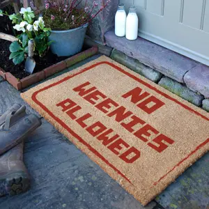 No Dachshunds Allowed Doormat (90 x 60cm)