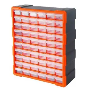 60 Drawers Plastic Storage Cabinet Organizer