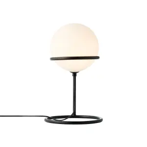 Nordlux Wilson Indoor Living Dining Bedroom Table Lamp In Black (Diam) 15cm