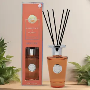 Reed Diffuser 300ml Boutique White Peach & Oolong Air Freshener Aromatherapy