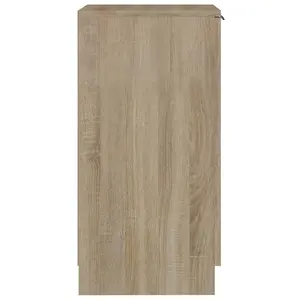 Shoe Cabinet Sonoma Oak 30x35x70 cm Engineered Wood