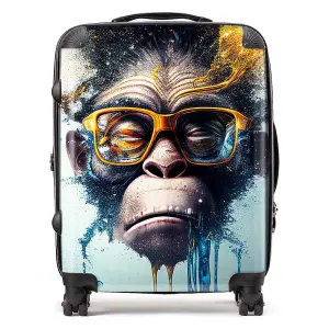 Monkey Splashart Suitcase - Large