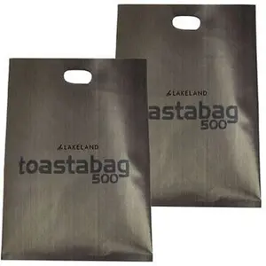 Lakeland Reusable Toastabags - Makes Toasted Sandwiches In A Toaster, Pack Of 2