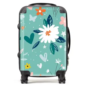 Garden Summer Flowers Suitcase - Cabin