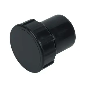 FloPlast ABS Solvent Weld Access Plug 40mm Black (Pack of 10)