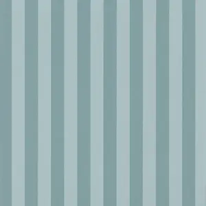 Abode Heritage Stripe Duck Egg Thin Lines Striped Wallpaper